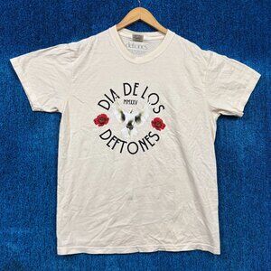Deftones Dove and Roses Dia de los Deftones Festival Tee L